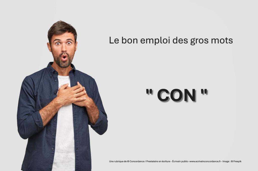 le bon emploi des GRos&nbsp;mots